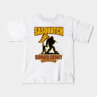 Siskiyou County Sasquatch Squad Kids T-Shirt